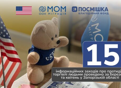 У Запорізькій області провели 15 інформаційних заходів про протидію торгівлі людьми